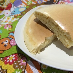 強力粉でふわふわパンケーキ